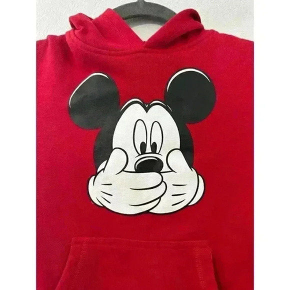 Disney Mickey Mouse Face Cover Youth Hoodie with Sleeve Print - Picture 3 of 6